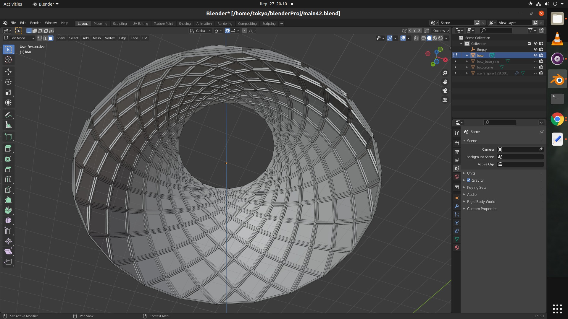 cupola exterior in Blender