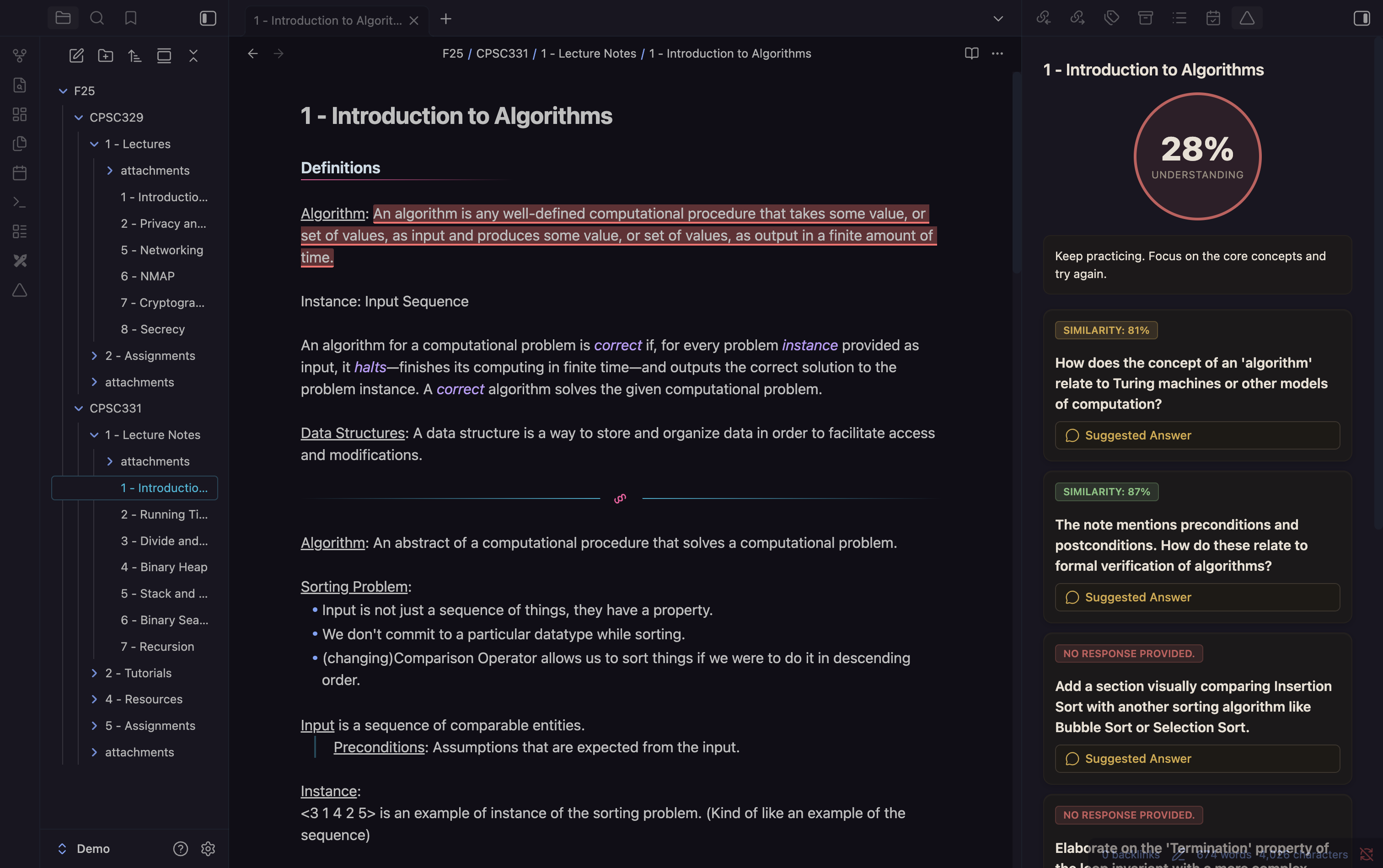 Active Evaluation Example