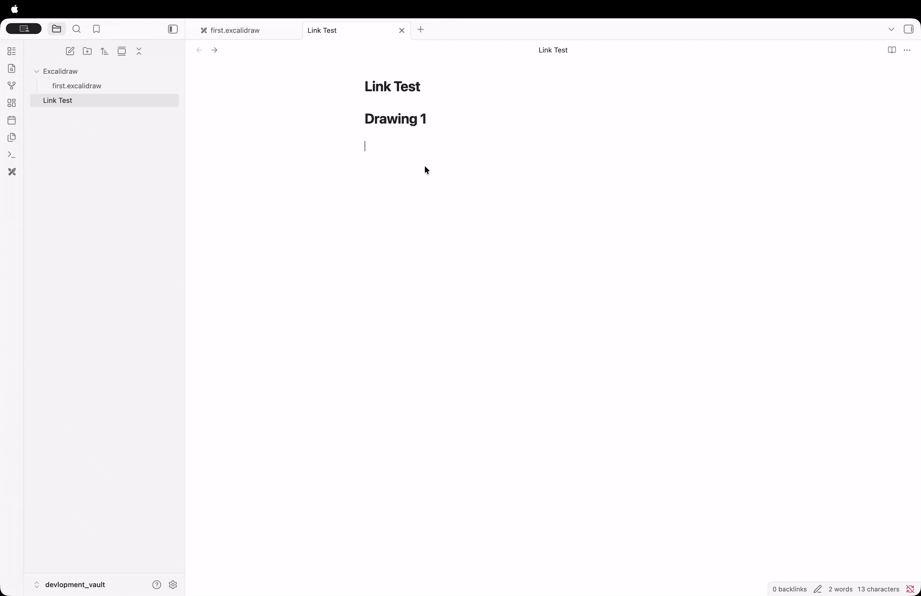 Excalink Plugin Demo