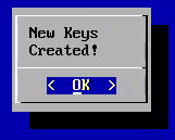 Keys Created