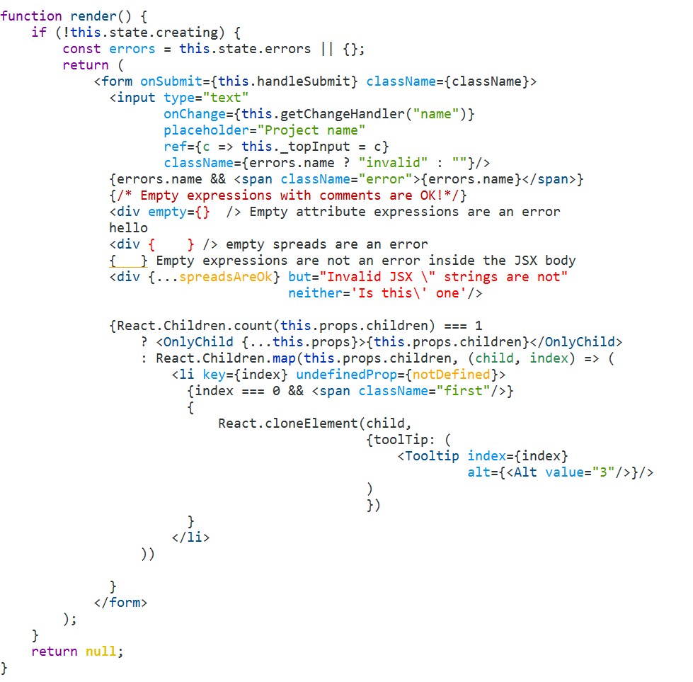 Actual syntax highlighting and no spurious errors!