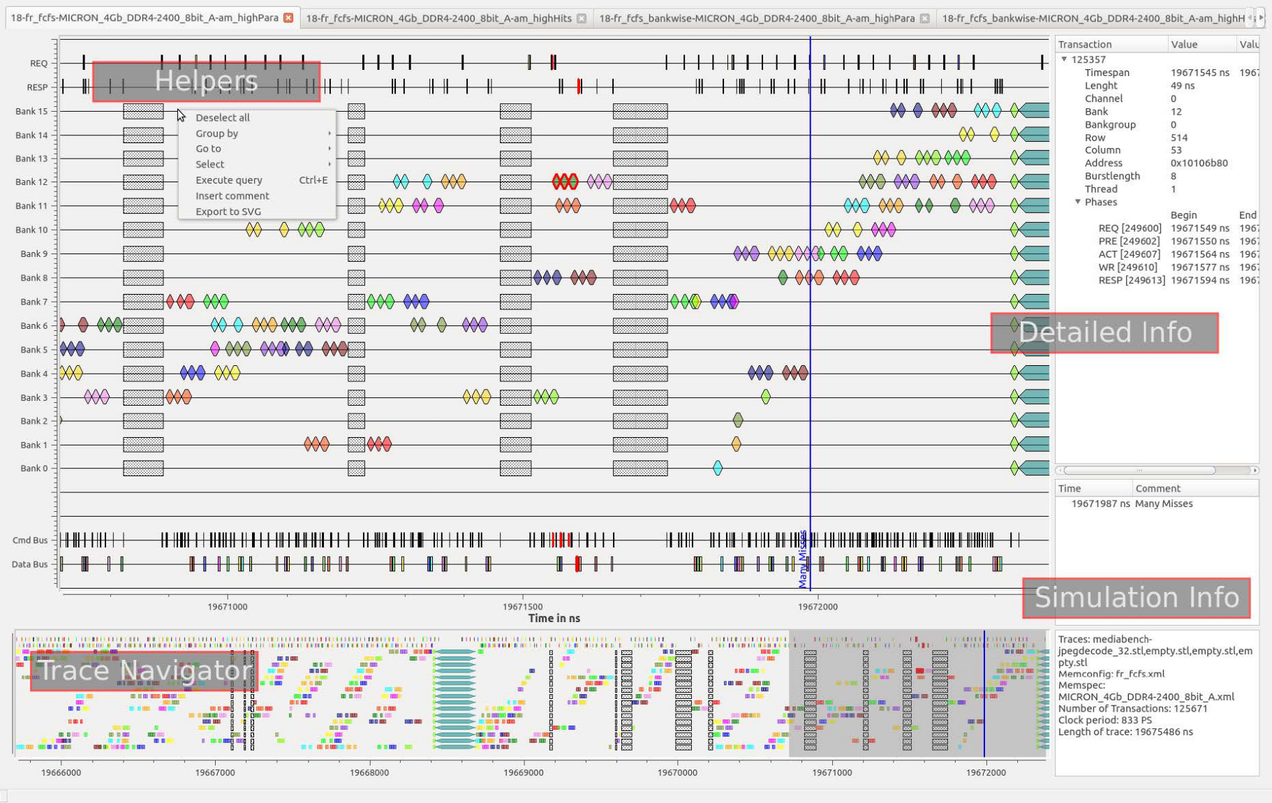 Trace Analyzer Main Window