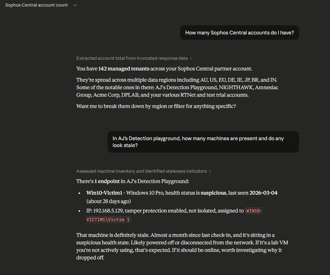 Tenant listing and endpoint staleness check