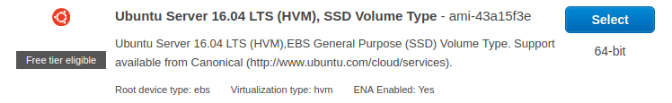 Select Ubuntu Server