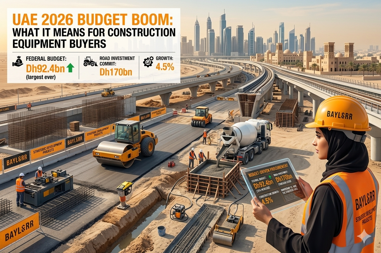 UAE 2026 Budget Boom: What It Means for Construction Equipment Buyers