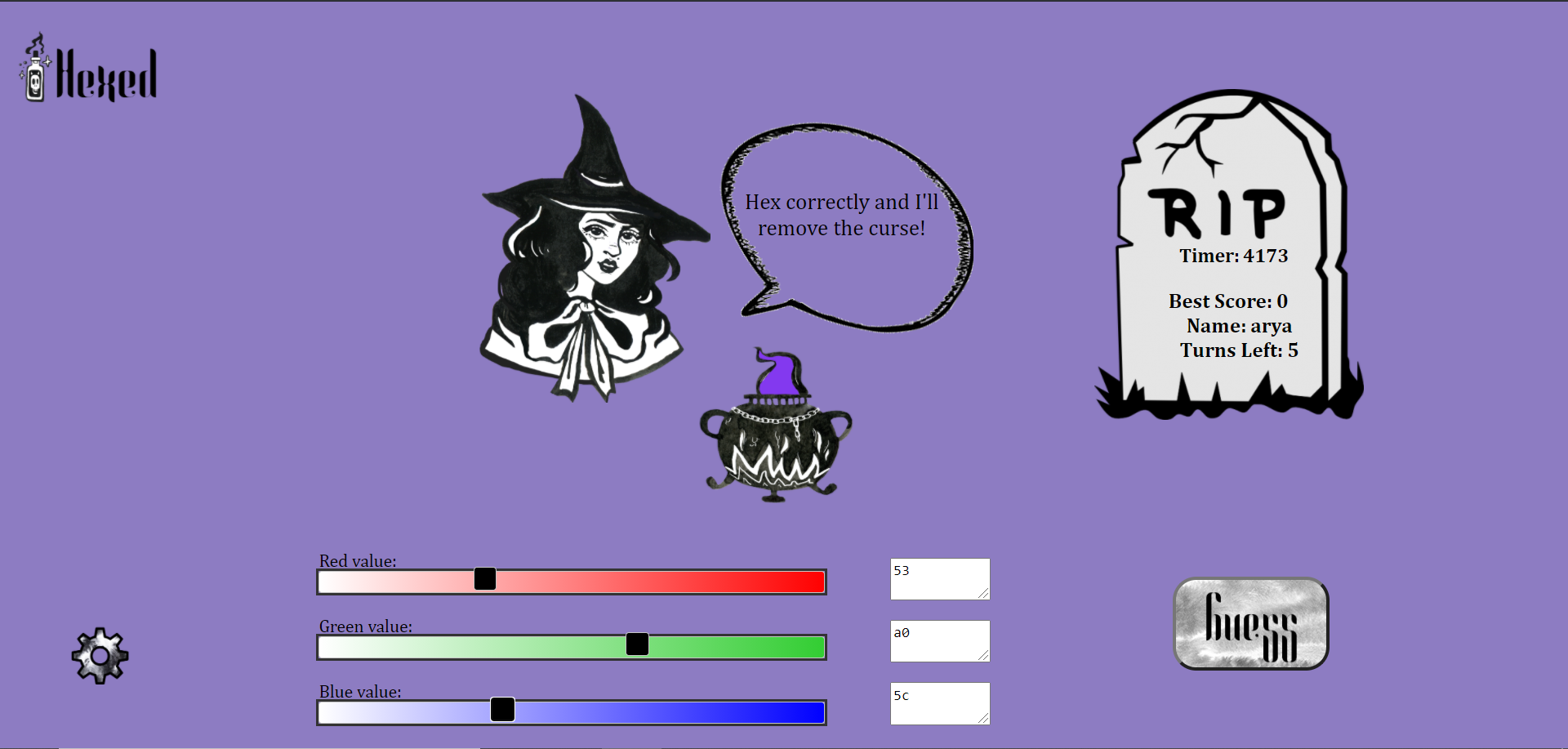 GitHub - aaselvam/Hexed: HTML game made using Javascript for a class ...