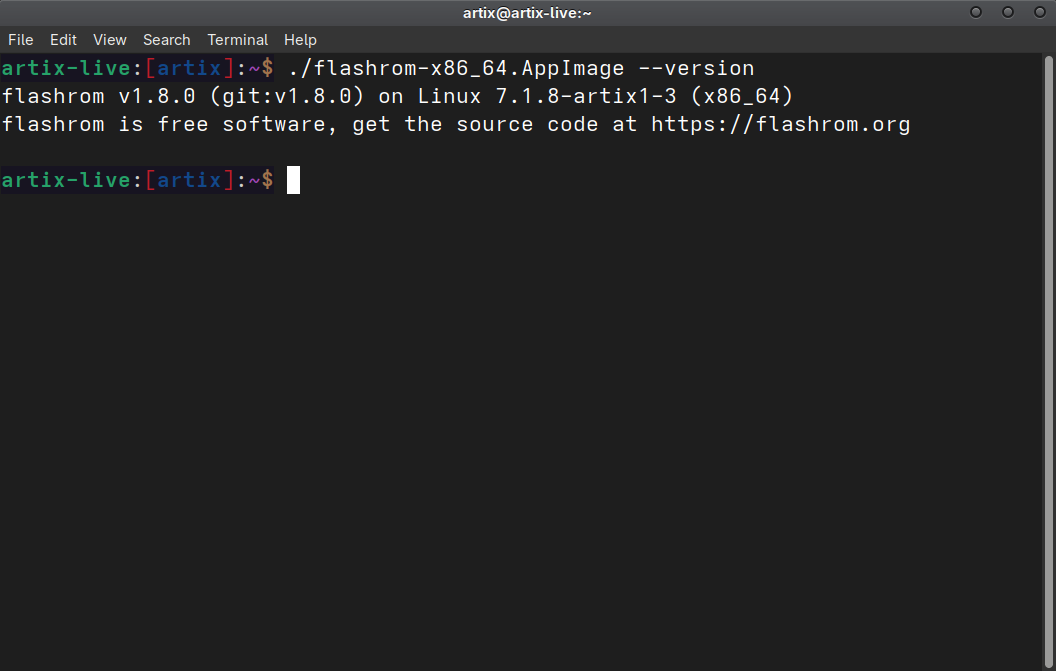 screenshot 1 of Flashrom