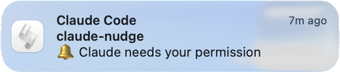 Permission prompt notification on macOS