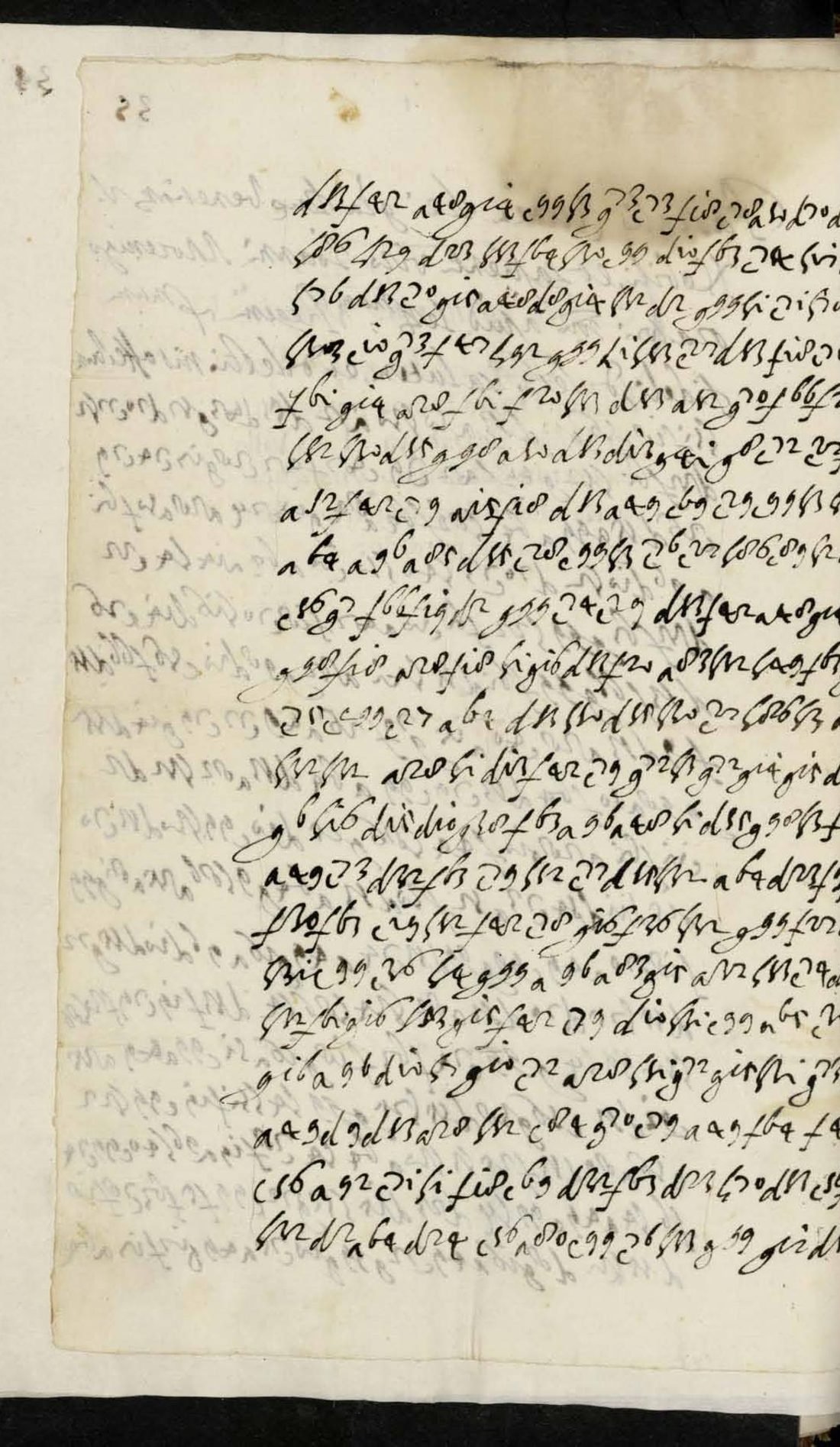 Manuscript page f. 35v, BNE Mss/994