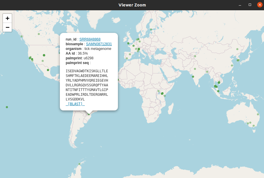 Waxsystermes virus geospatial