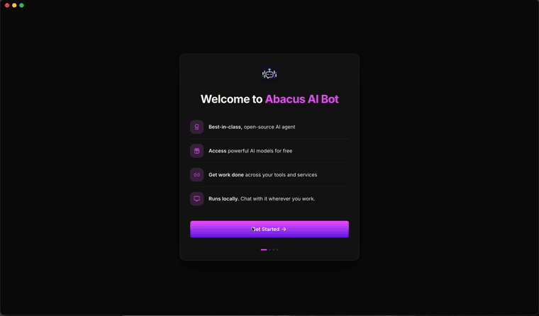 AbacusAIBot onboarding for models, connectors, and the product tour