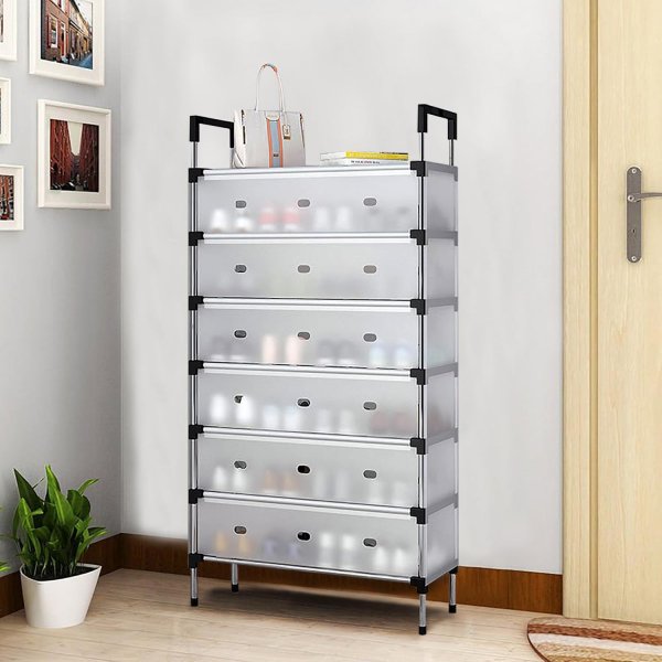 رف أحذية مغطى بـ 6 طبقات، vr