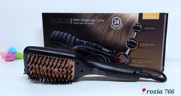 فرشاة تمليس الشعر الأيونية