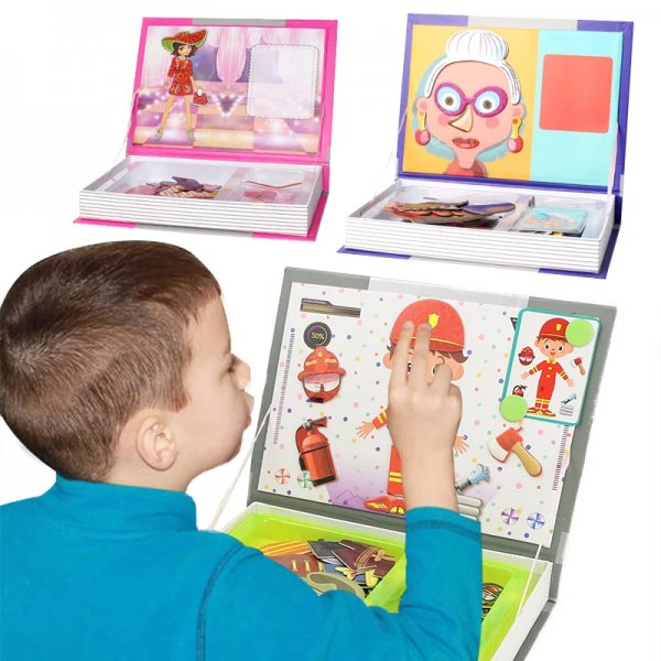 كتاب مغناطيسي ألعاب تعليمية للأطفال