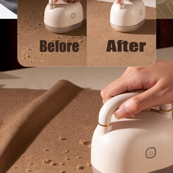 ماكينة حلاقة الأقمشة القابلة لإعادة الشحن مزيل الوبر مع فرشاة إلكتروستاتيكية