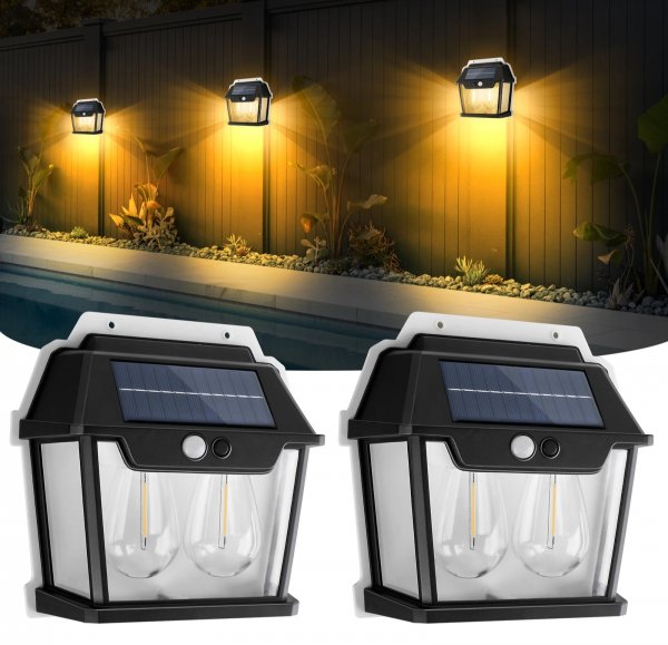 2 Solar interaction wall lamp