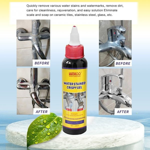 منظف ​​الحمام على نطاق واسع عبر الحدود، منظف الحمام لإزالة الترسبات من صنبور الفولاذ المقاوم للصدأ لإزالة البقع والبقع المائية