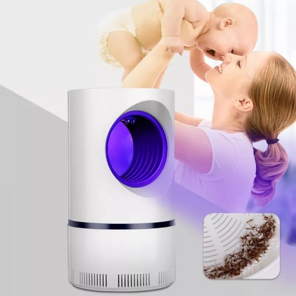 مصباح قاتل لبعوض بالأشعة فوق البنفسجية ضوء الليل USB مبيد حشري البعوض فخ طارد البعوض فانوس ضوء الليل