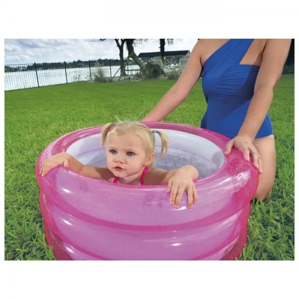 حمام سباحة دائري قابل للنفخ للأطفال - لعبة منزلية - حوض استحمام للأطفال قابل للنفخ - 70*30 سم