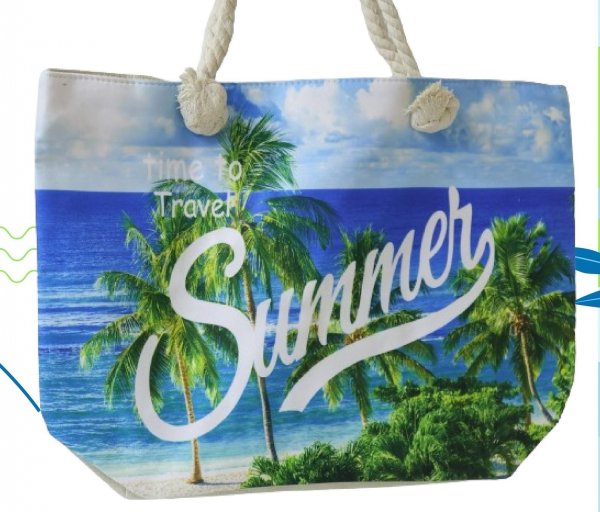 حقائب يد فاخرة للنساء حقائب شاطئ مطبوعة على شكل صدفة حقيبة بستان محمولة للسفر في الهواء الطلق سعة كبيرة