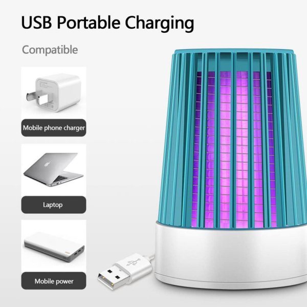 مصباح قاتل البعوض بالأشعة فوق البنفسجية، غير سام، بدون إشعاع، لغرفة النوم، المكتب، vr