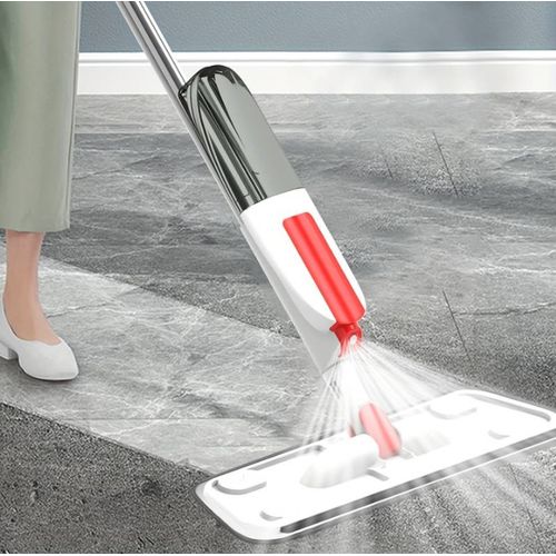 ممسحة رش الماء المحمولة فرشاة دوارة حلزونية 2 في 1 مكنسة وممسحة أرضية منظفة