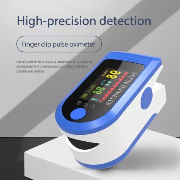 جهاز قياس النبض بالأصبع المحمول ، تشبع الأكسجين بالدم للياقة البدنية الشديدةPulse Oximeter Ad805