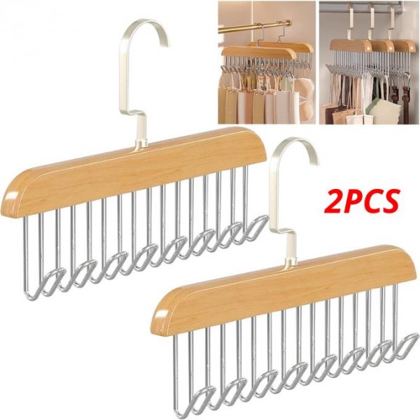 Set de 2 cintres شماعات خشبية