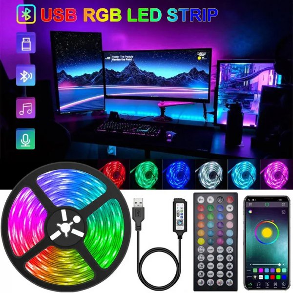 led mood lights شريط إضاءة