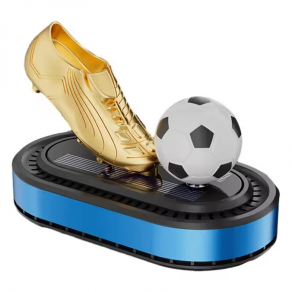 معطر جو جديد للسيارة بتصميم كرة قدم يعمل بالطاقة الشمسية