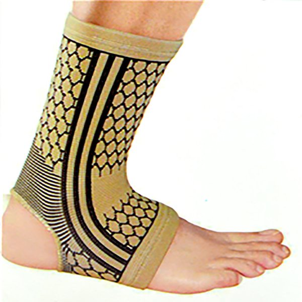 زوج واحد من أكمام ضغط الكاحل الرياضية لدعم الجري والركض والرياضة وتخفيف آلام المفاصل والتهاب المفاصل وتعافي الإصابات ولف الفخذ