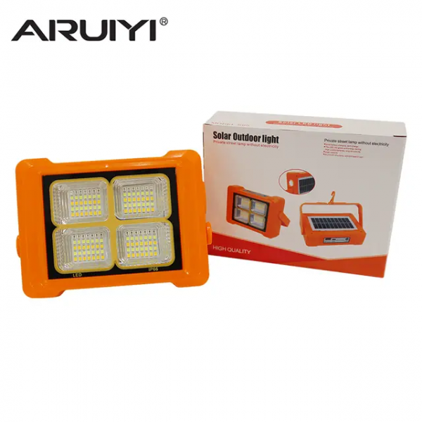 مصباح حديقة شمسي LED من الألومنيوم بقوة 200 واط ومقاوم للماء IP66