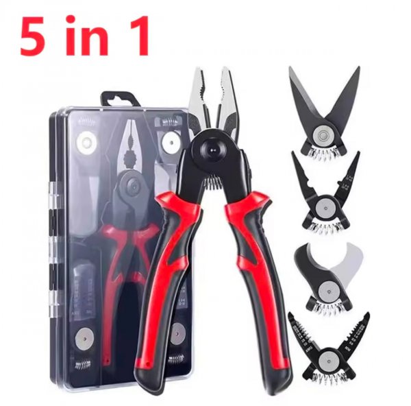 مجموعة كماشة متعددة الوظائف 5 في 1