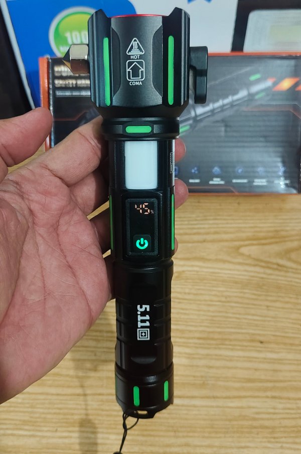 مصباح يدوي رويلاين 6 في 1 مع خيار التنبيه