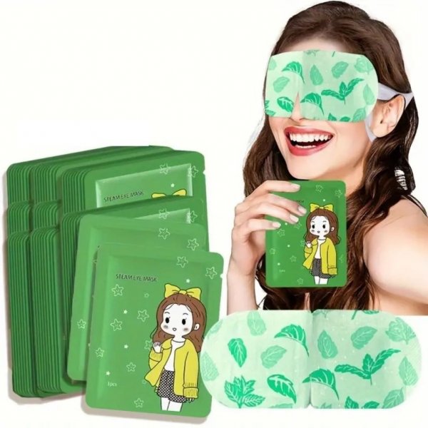 قناع العين البخاري ذاتي التسخين للعناية الشخصية