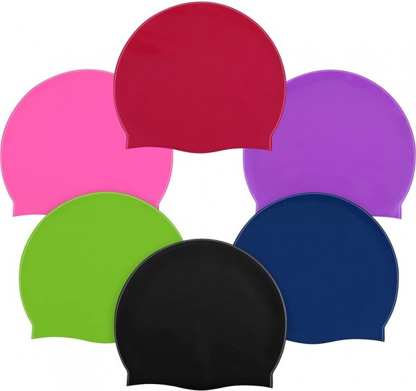 قبعة سباحة سيليكون للعناية الشخصية