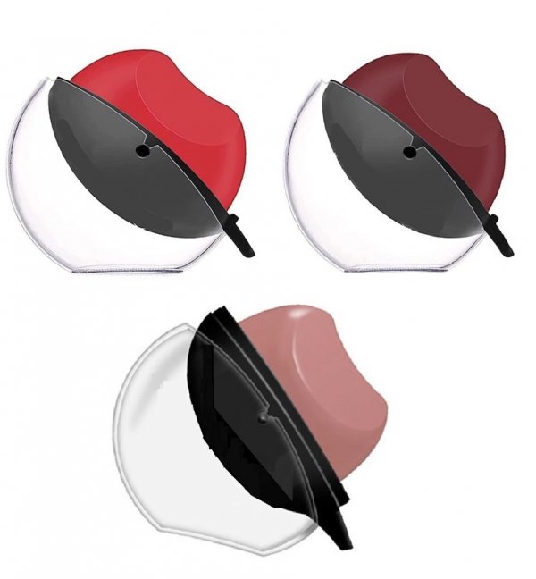 أحمر شفاه على شكل تفاحة قطعة واحدة