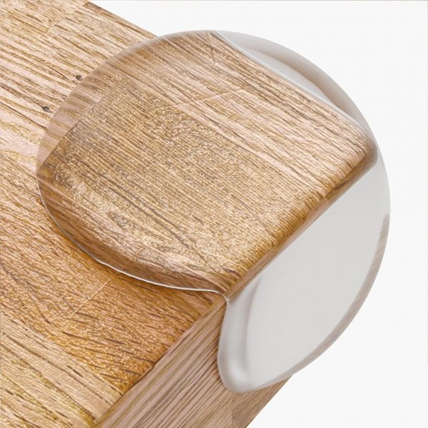 واقي زوايا الطاولة على شكل دائري لحماية سلامة الطفل قطعة واحدة