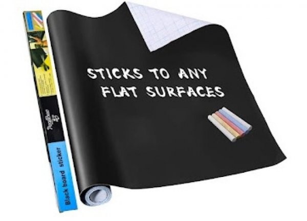 ملصق لوح أسود 45x200 سم