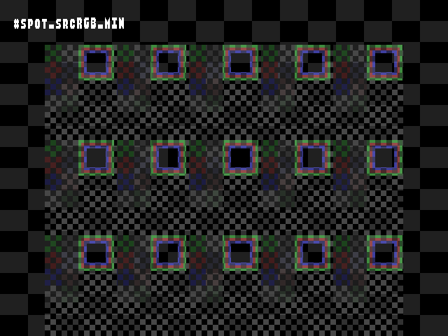 Test result for Blend_tests::#spot_srcRGB_MIN