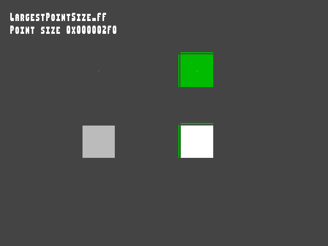 Test result for Point_size::LargestPointSize_FF