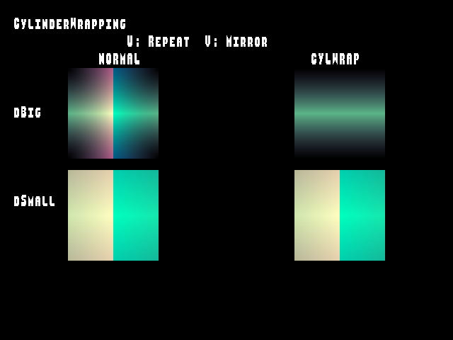 Test result for TextureWrapMode::CylinderWrapping