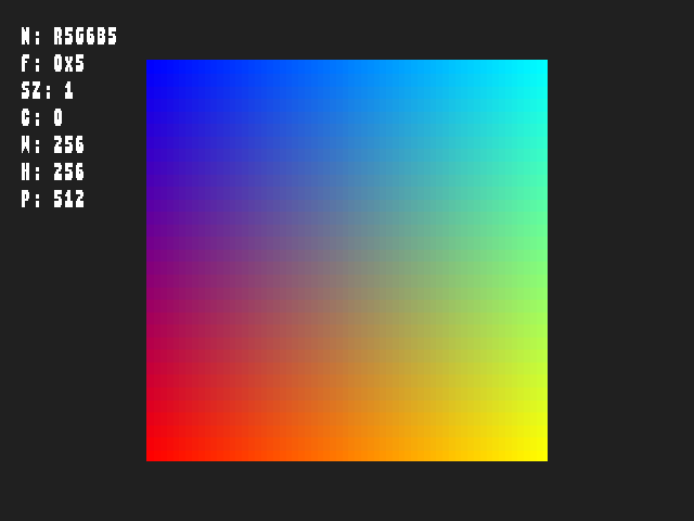 Test result for Texture_format::TexFmt_R5G6B5