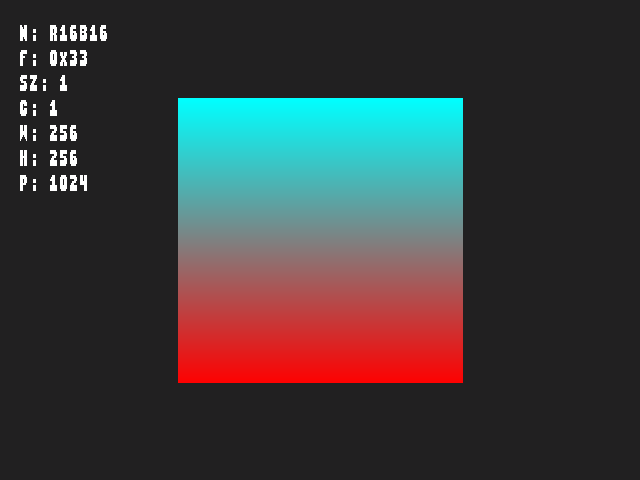 Test result for Texture_render_target::TexFmt_R16B16