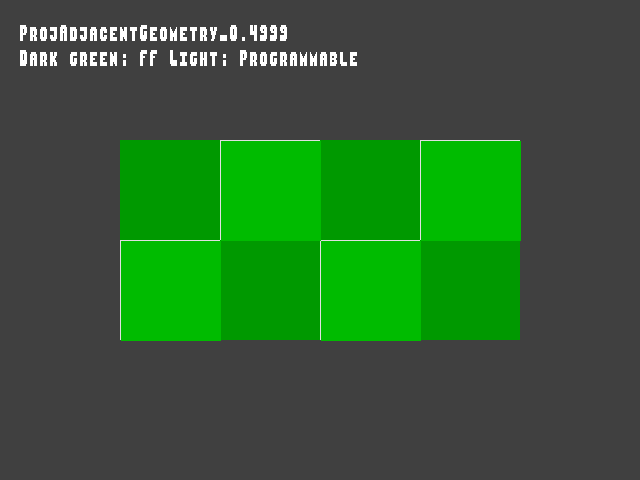 Test result for Vertex_shader_rounding_tests::ProjAdjacentGeometry_0.4999