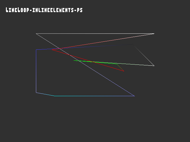 No alpha test result for 3D_primitive::LineLoop-inlineelements-ps