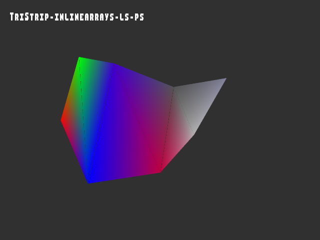 No alpha test result for 3D_primitive::TriStrip-inlinearrays-ls-ps