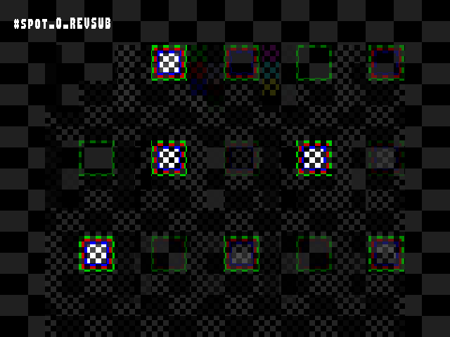 No alpha test result for Blend_tests::#spot_0_REVSUB