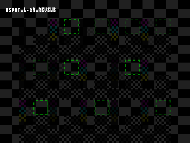 No alpha test result for Blend_tests::#spot_1-cA_REVSUB