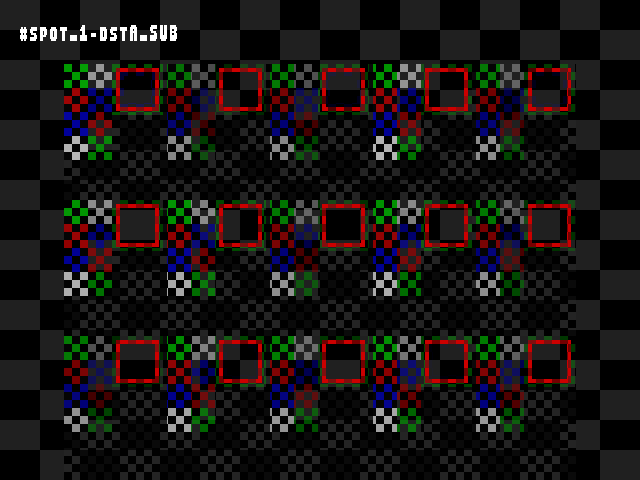No alpha test result for Blend_tests::#spot_1-dstA_SUB